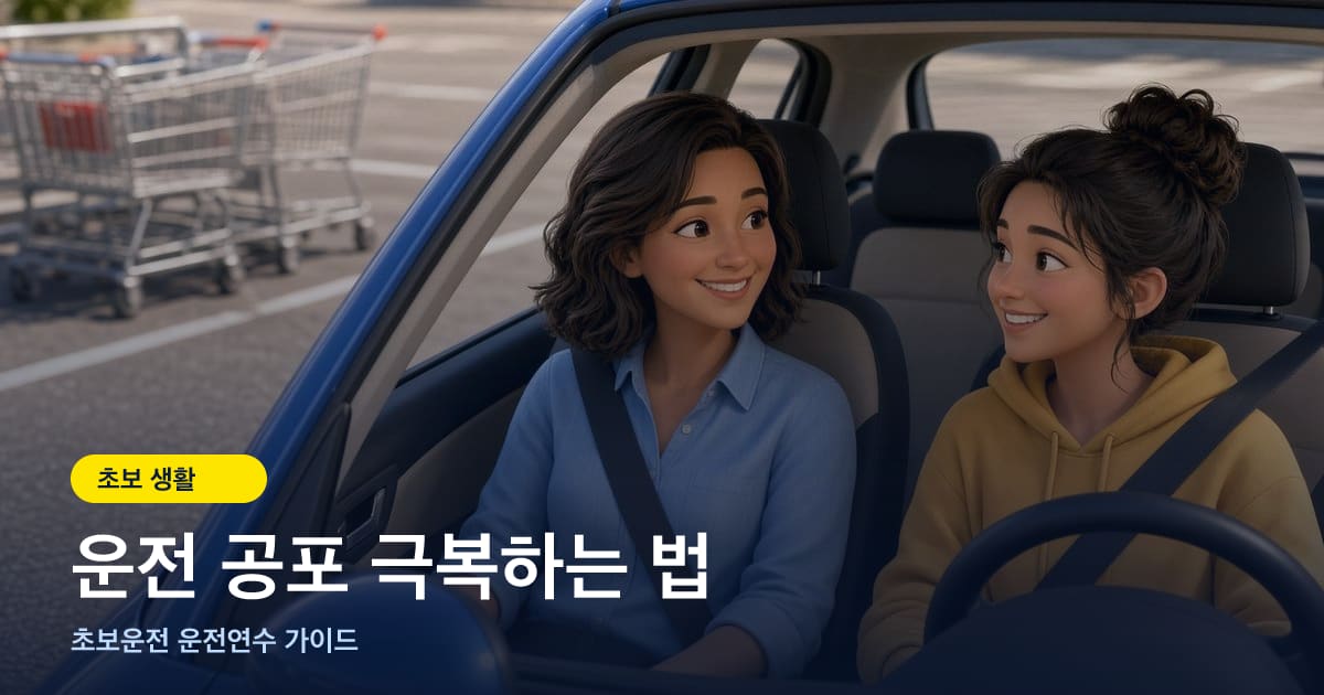 운전 공포 극복하는 법 — 불안한 장면별 대처와 단계적 연습