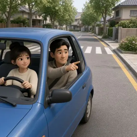 인천중구초보운전연수 — 지역 표지판 일러스트